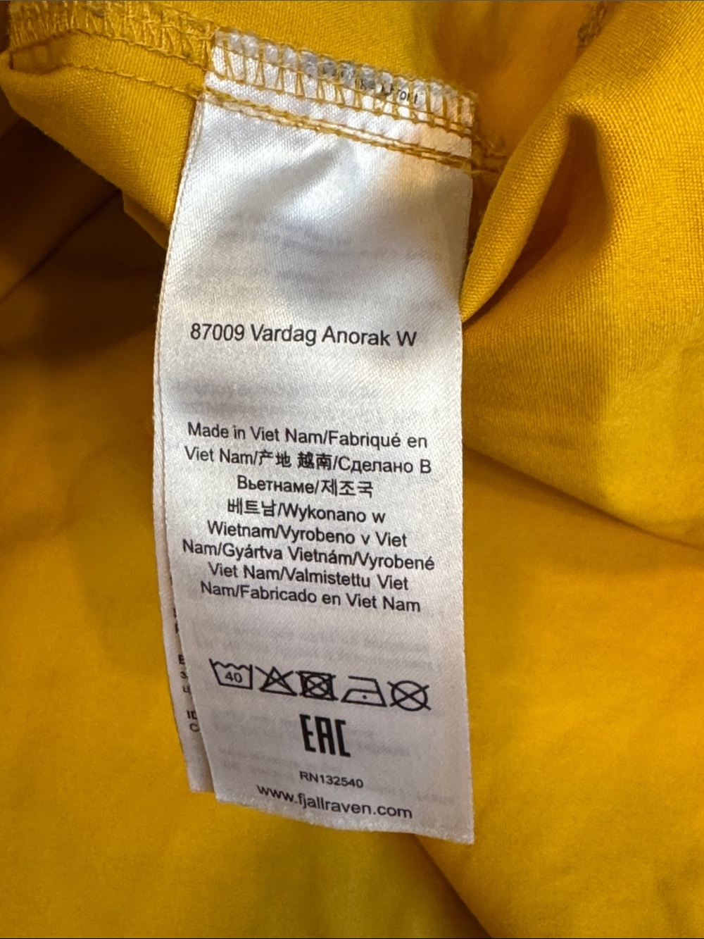 Fjallraven Men’s Vardag Hooded Anorak Jacket - Picture 11 of 14